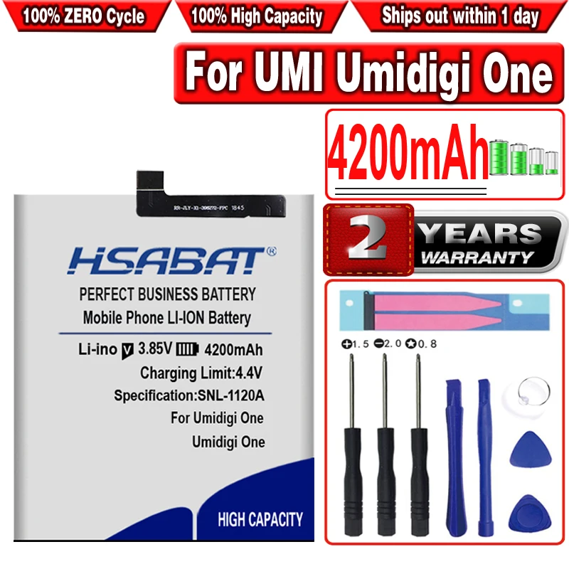 HSABAT 3800~4800mAh High Capacity Battery for UMI Umidigi One / for UMI Umidigi One Max / for UMI Umidigi One Pro Smart Phone
HSABAT 3800~4800mAh High Capacity Battery for UMI Umidigi One / for UMI Umidigi One Max / for UMI Umidigi One Pro Smart Phone