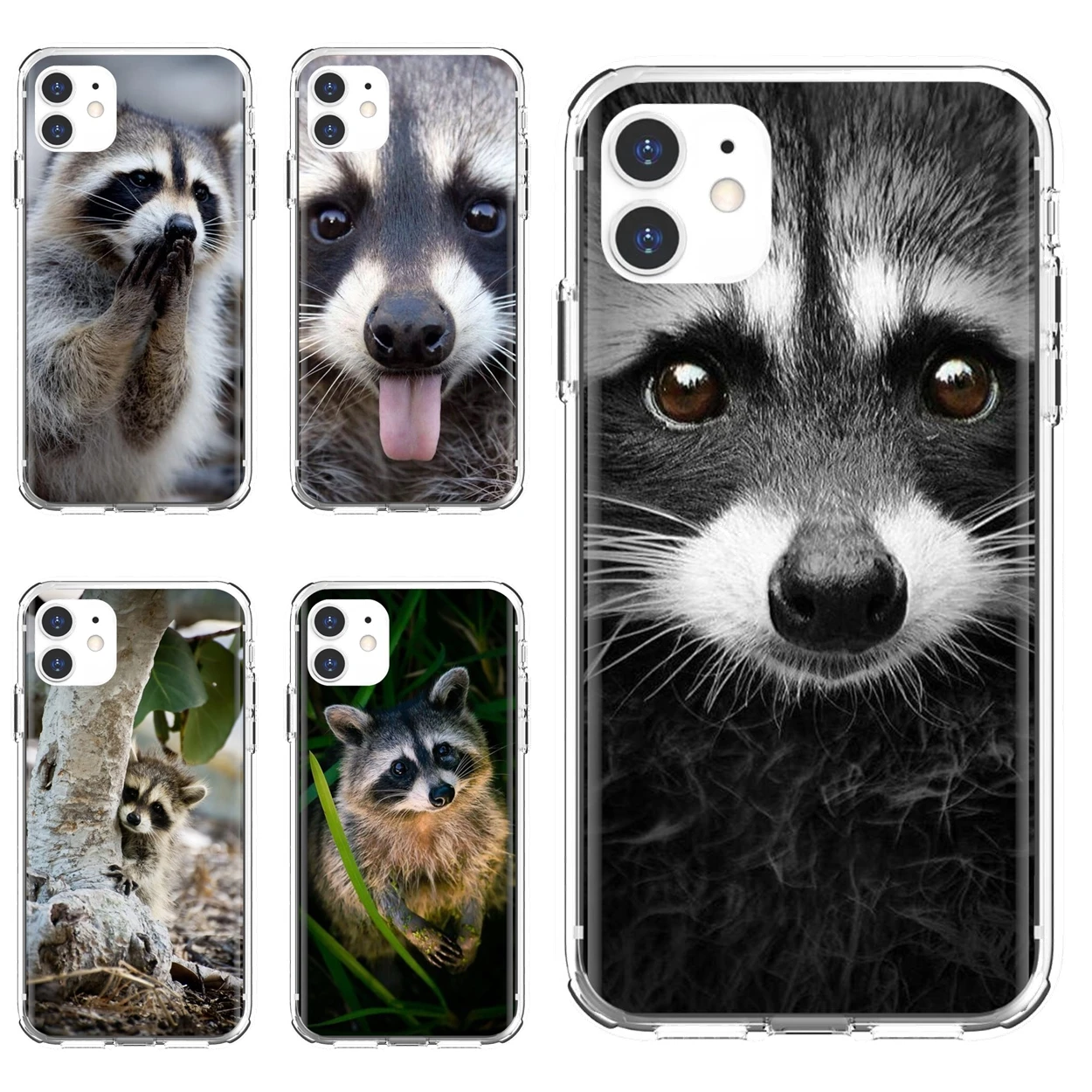 Мягкие чехлы для Samsung Galaxy A12 A31 A41 A51 A71 A20e A21s M30 A10 A30 A40 A50 A60 A70 Panda Z Fox аксессуары енот