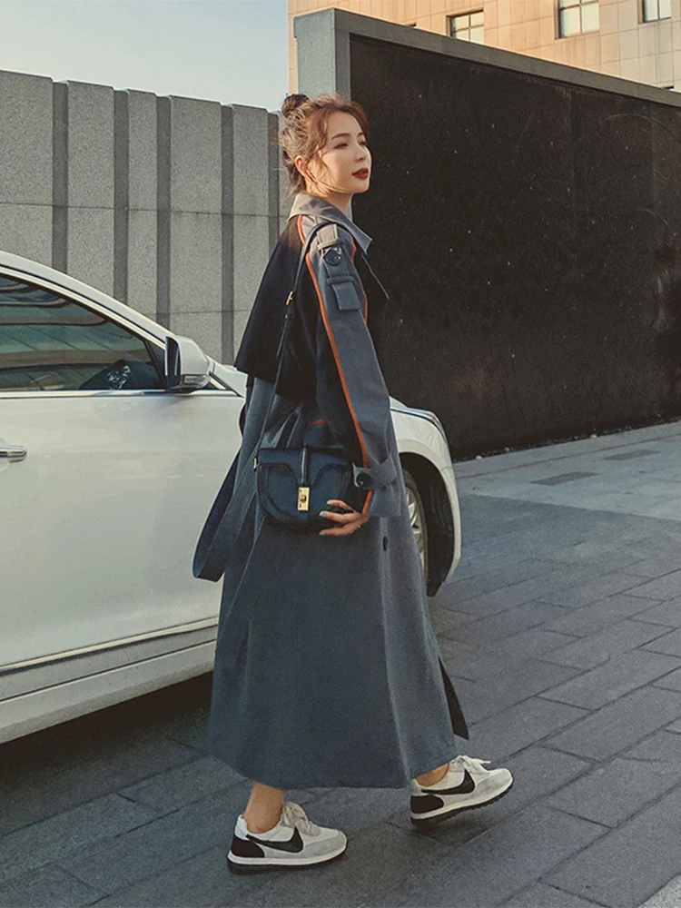 Spring/Autumn 2021 new windcoat women's women's coat long Korean coat tide womans clothes long coat women
Spring/Autumn 2021 new windcoat women's women's coat long Korean coat tide womans clothes long coat women