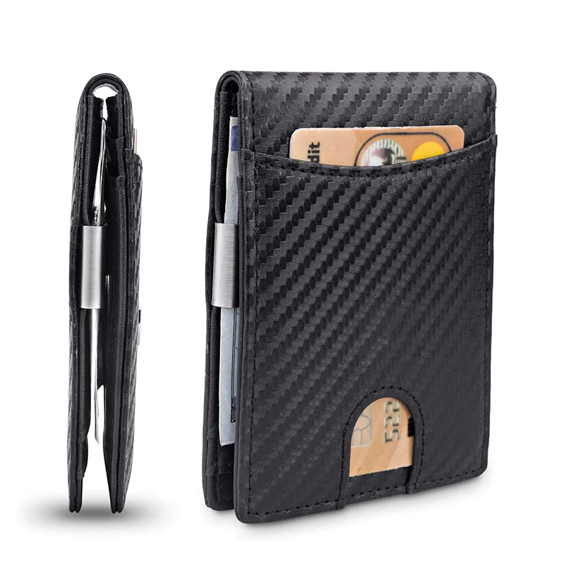 Men's Wallet Credit Card Wallet RFID Protection Simple Ultra-thin PU Small Money Clip
Men's Wallet Credit Card Wallet RFID Protection Simple Ultra-thin PU Small Money Clip