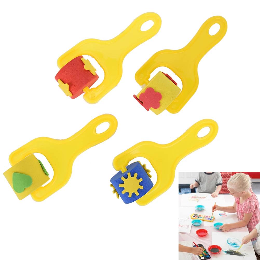 Children Painting Graffiti Sponge Roller Brusher Paintbrush Kid Drawing Supplies EVA Nursery Art Craft Paint Sponge Brush
Children Painting Graffiti Sponge Roller Brusher Paintbrush Kid Drawing Supplies EVA Nursery Art Craft Paint Sponge Brush