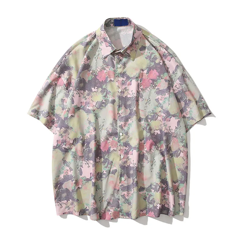Summer Vintage Print Apricot Short Shirts Men Fashion Street Hawaii Beach Shirt Single Breasted Casual Tops Loose Clothing 2021
Summer Vintage Print Apricot Short Shirts Men Fashion Street Hawaii Beach Shirt Single Breasted Casual Tops Loose Clothing 2021