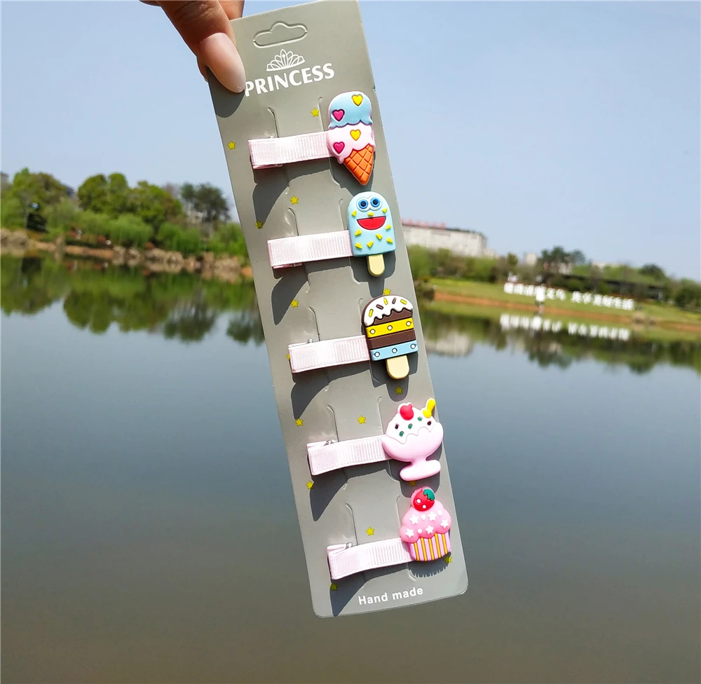 5 Pcs/lot Hair Pins Butterfly Ice Cream Crown Unicorn Angle Wings Hairpins Hair Clips for Kids Hair Accessories for Girls
5 Pcs/lot Hair Pins Butterfly Ice Cream Crown Unicorn Angle Wings Hairpins Hair Clips for Kids Hair Accessories for Girls