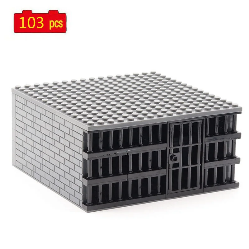 WW2 Military Series World War II City Police Prison Cell MOC Accessories Building Blocks Bricks Toys Gifts
WW2 Military Series World War II City Police Prison Cell MOC Accessories Building Blocks Bricks Toys Gifts