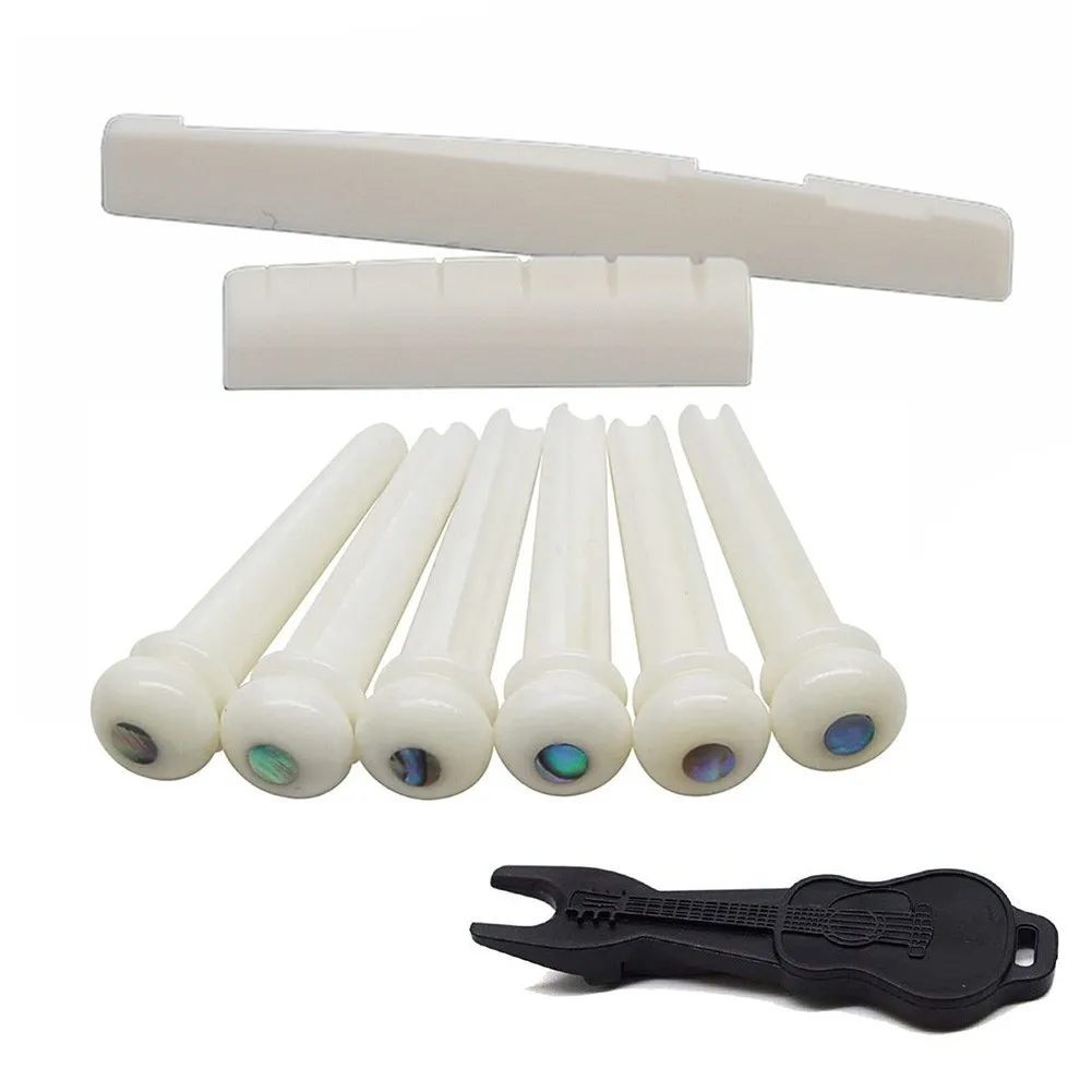 Natural Cattle Bone Guitar Nut & Saddle + Plastic Bridge Pin For Acoustic Guitar 6 Oxbone Nails + Bridge + Pillow + Nail Remover
Natural Cattle Bone Guitar Nut & Saddle + Plastic Bridge Pin For Acoustic Guitar 6 Oxbone Nails + Bridge + Pillow + Nail Remover