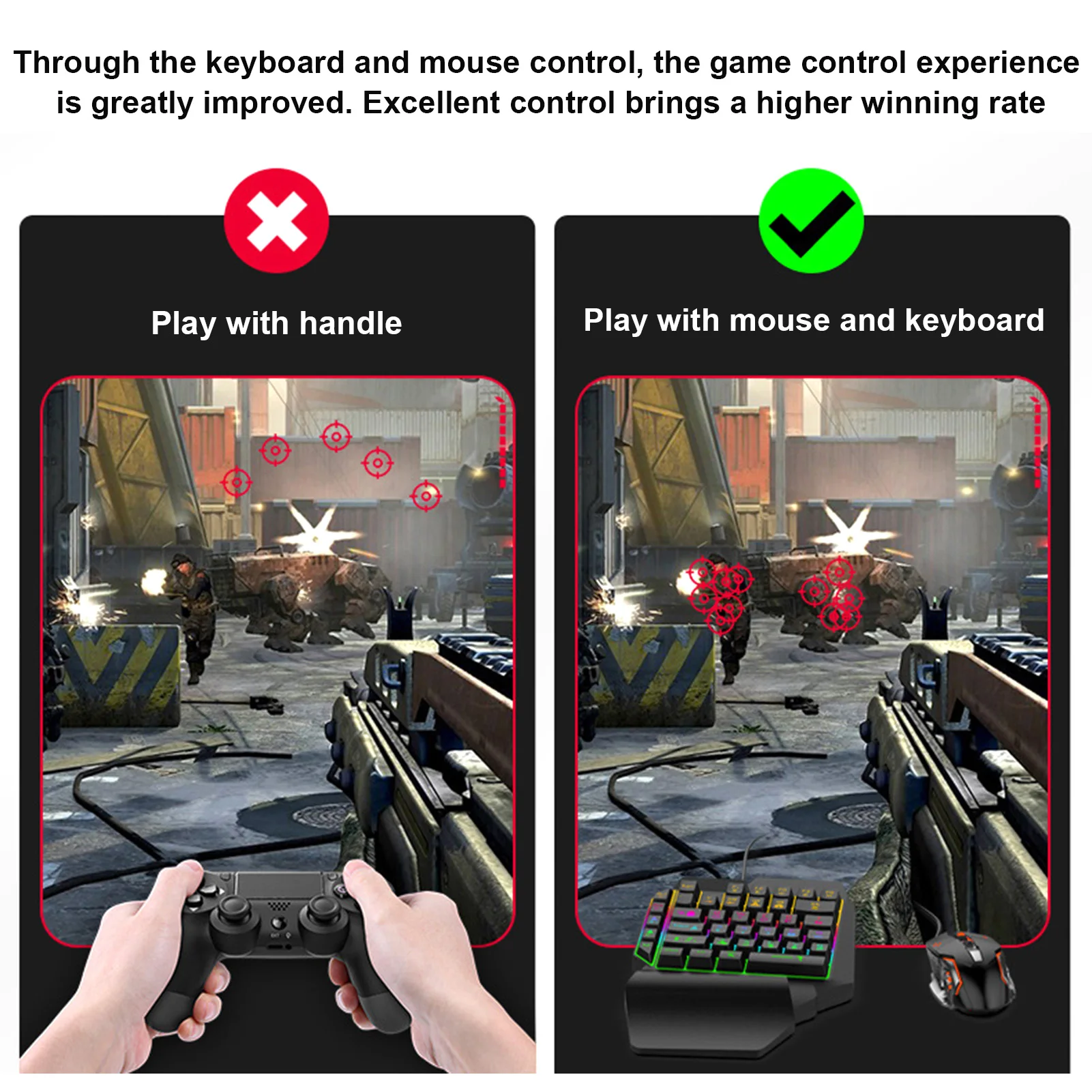 Клавиатура и мышь для PS4/PS5/switch/xbox One/X/S |