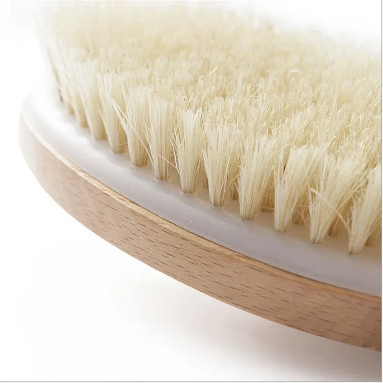 Natural Bristle Bath Brush Exfoliating Wooden Body Massage Shower Brush SPA Women Man Skin Care Dry Body Brush
Natural Bristle Bath Brush Exfoliating Wooden Body Massage Shower Brush SPA Women Man Skin Care Dry Body Brush