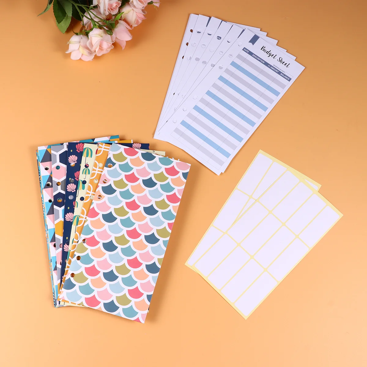 26pcs Budget Envelopes Set Creative 6 Holes Cash Envelopes with Budget Sheets and Label Stickers Coupon Organizer Wallet
26pcs Budget Envelopes Set Creative 6 Holes Cash Envelopes with Budget Sheets and Label Stickers Coupon Organizer Wallet