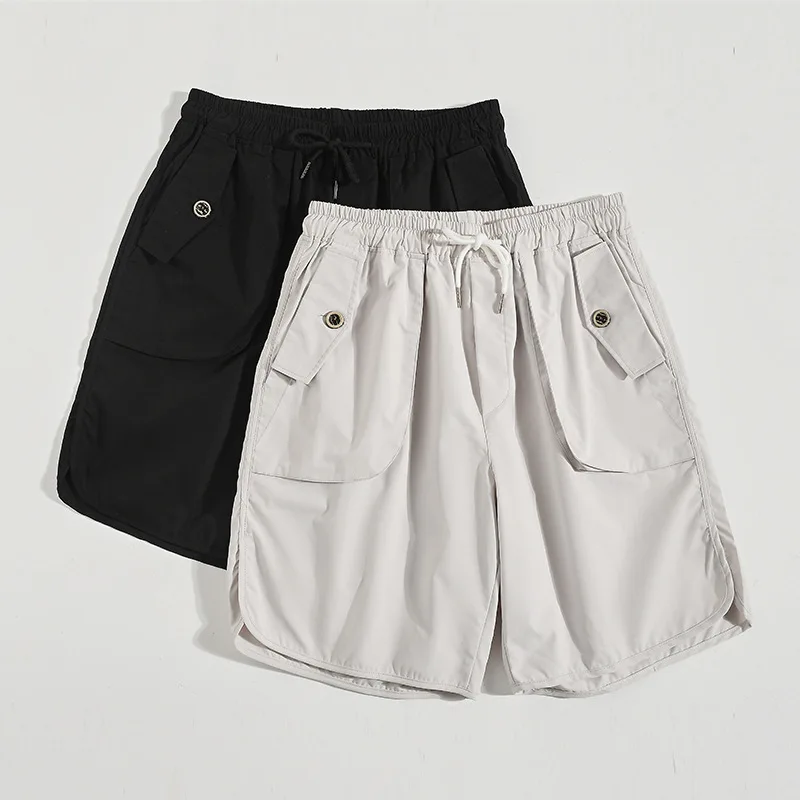 M-3XL Men Short Summer Streetwear Elastic Waist Knee Length Pockets Sweatpants Hip Hop Solid Loose Shorts for Men
M-3XL Men Short Summer Streetwear Elastic Waist Knee Length Pockets Sweatpants Hip Hop Solid Loose Shorts for Men