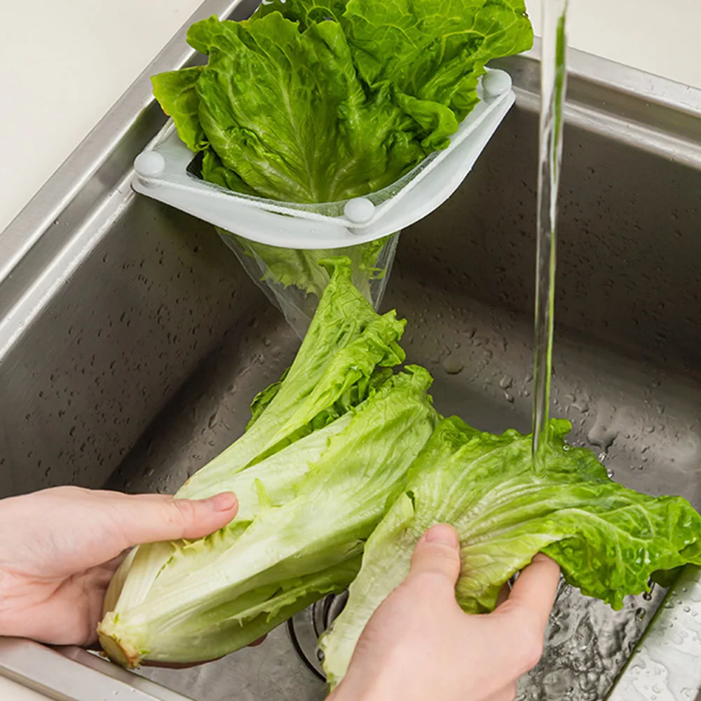 Kitchen Triangular Sink Strainer Drain Vegetable Fruit Drainer Basket Suction Cup Rack For Kitchen Storage Sink Filter Shelf
Kitchen Triangular Sink Strainer Drain Vegetable Fruit Drainer Basket Suction Cup Rack For Kitchen Storage Sink Filter Shelf