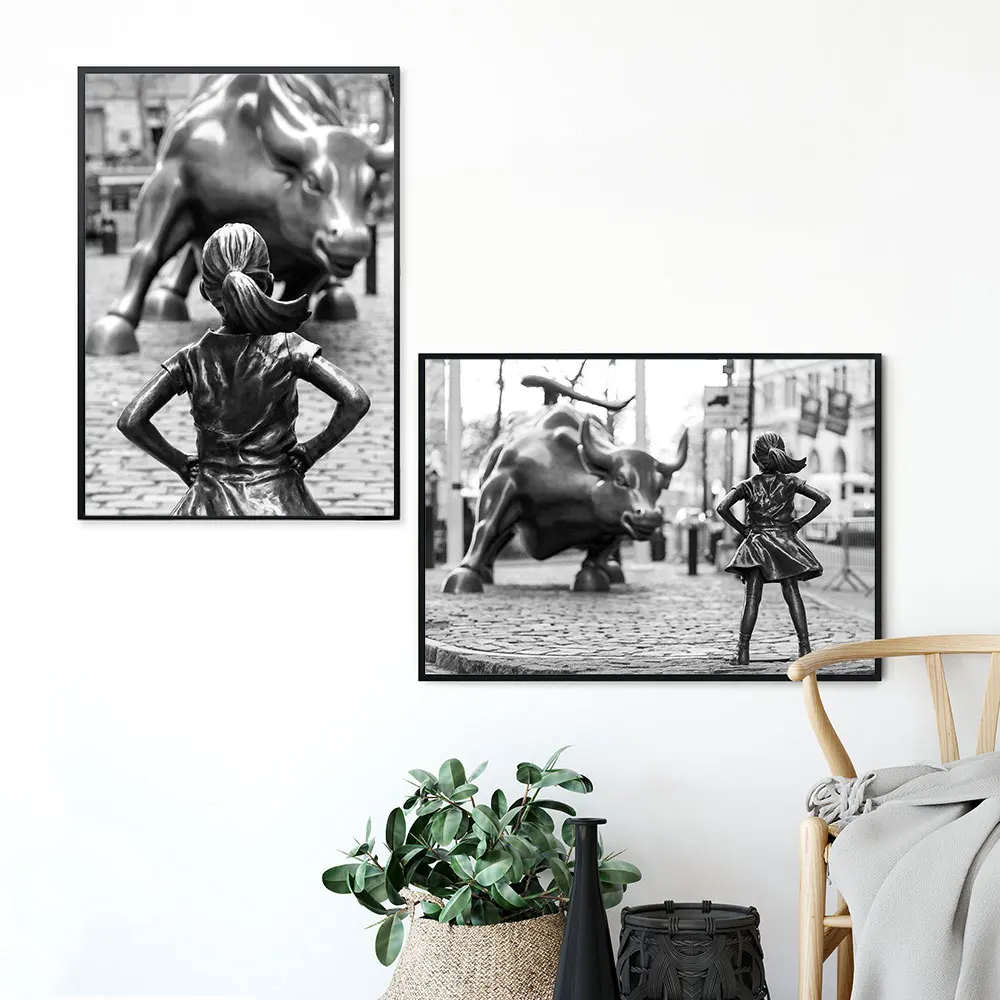 Modern Poster Canvas Black White Photography City Square Statue Girl Cow Painting Art Print Wall Picture Living Rooms Home Decor
Modern Poster Canvas Black White Photography City Square Statue Girl Cow Painting Art Print Wall Picture Living Rooms Home Decor