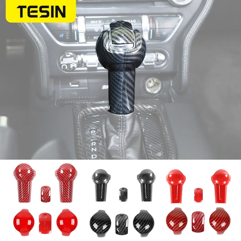 TESIN ABS Gear Shift Knob Head Decoration Cover Stickers For Ford Mustang 2015 2016 2017 2018 2019 2020 2021 2022 Accessories
TESIN ABS Gear Shift Knob Head Decoration Cover Stickers For Ford Mustang 2015 2016 2017 2018 2019 2020 2021 2022 Accessories