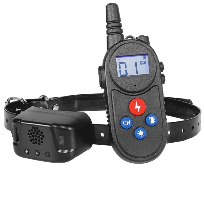 

LUDA 3280 Ft Remote Dog Collar Training Device Beep/Vibration/Electric Warning Pet Bark Stopper Waterproof Receiver,EU Plug