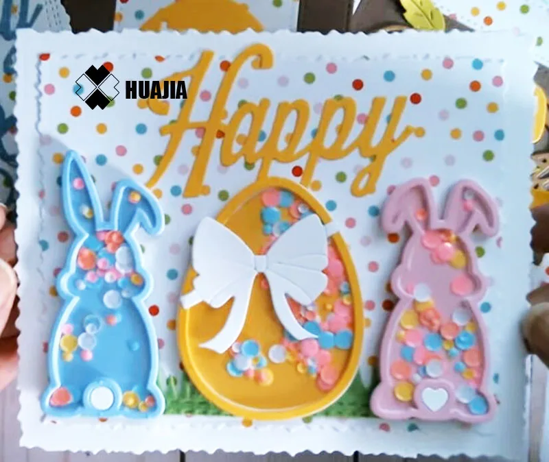 Easter Bunny Shaker Metal Cutting Dies Rabbit Stencil For DIY Scrapbooking Cards Decorative Craft Embossing 5.0
Easter Bunny Shaker Metal Cutting Dies Rabbit Stencil For DIY Scrapbooking Cards Decorative Craft Embossing 5.0
