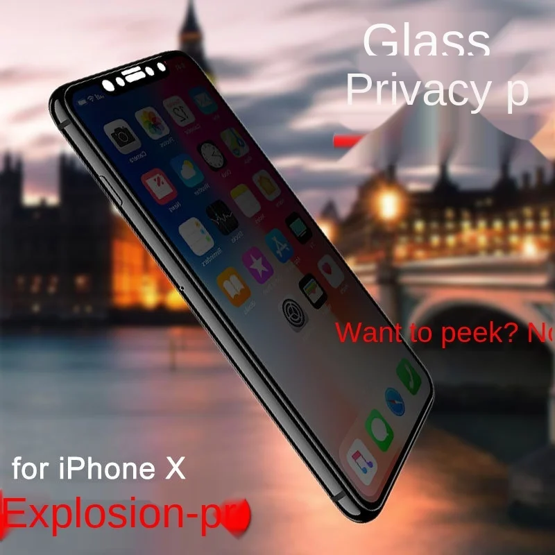 Apple X XS MAX anti-peeping high-definition anti-fingerprint iphone xs max mobile phone film
Apple X XS MAX anti-peeping high-definition anti-fingerprint iphone xs max mobile phone film