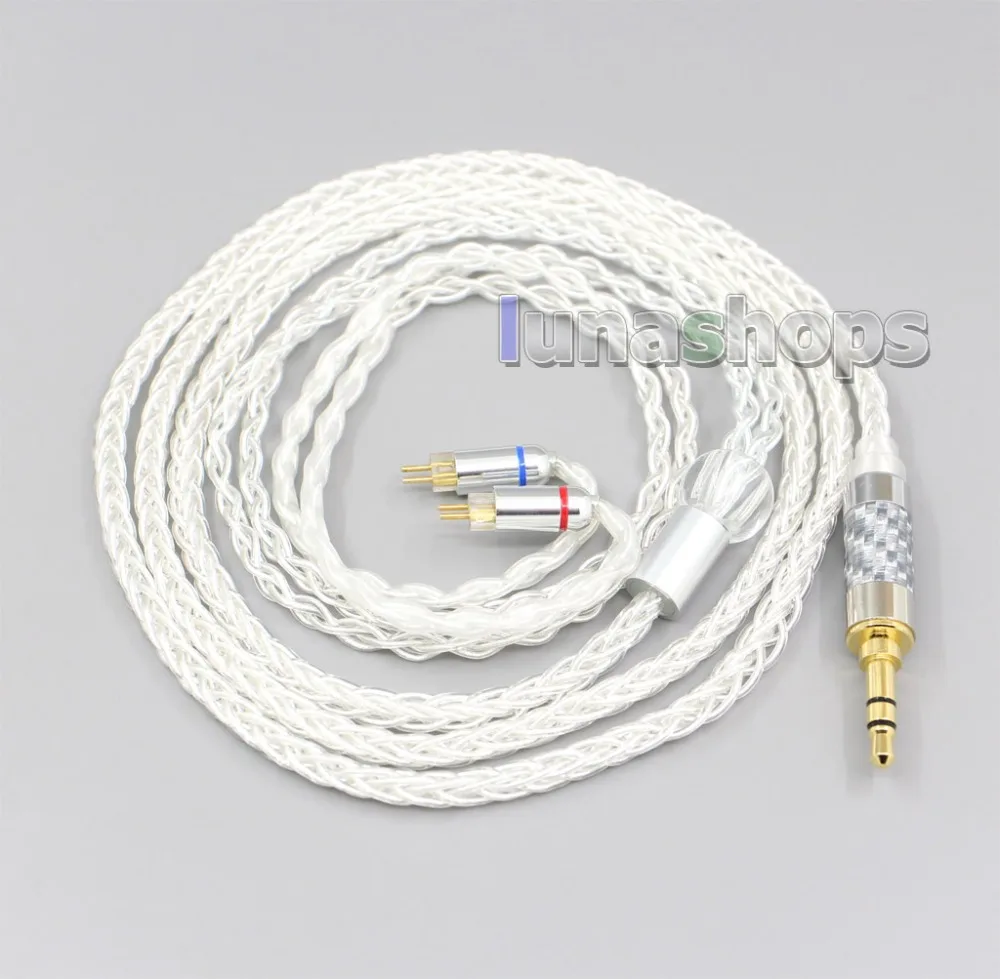 

8-ядерный посеребренный кабель для наушников LN006553 OCC для наушников Aurisonics/Future Sonics/SIMGOT/TFZ/Vision Ears