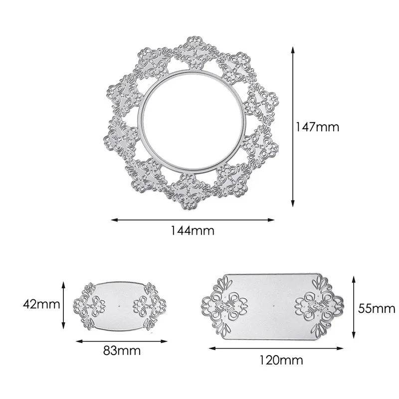 YaMinSanNiO Dies Lace Oval Frame Metal Cutting Dies for Scrapbooking Album Cards Making Decorative Embossing DIY Crafts Stencils
YaMinSanNiO Dies Lace Oval Frame Metal Cutting Dies for Scrapbooking Album Cards Making Decorative Embossing DIY Crafts Stencils