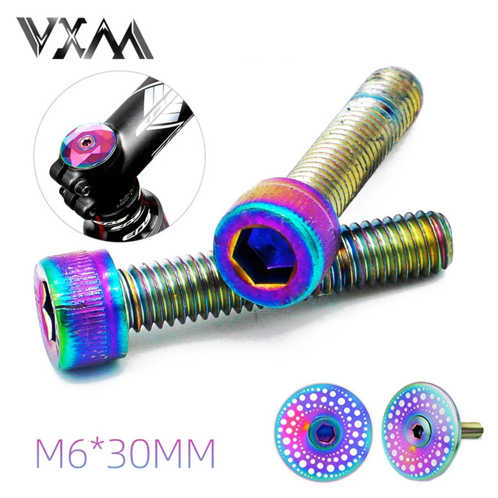 2Pcs M6x30mm Bicycle Headset Cover Screws Stainless Steel Multicolor MTB Road Bike Headset Stem Top Cap Cover Fixing Bolts Screw
2Pcs M6x30mm Bicycle Headset Cover Screws Stainless Steel Multicolor MTB Road Bike Headset Stem Top Cap Cover Fixing Bolts Screw