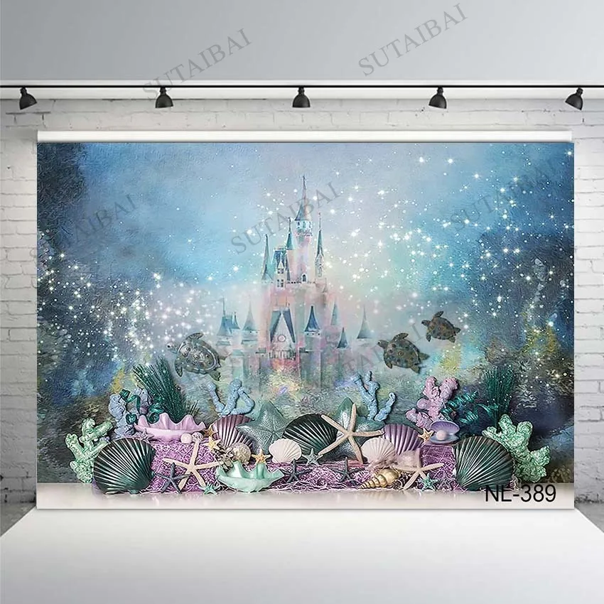 Birthday Cartoon Mermaid Scales Treasure Pearl Photography Backdrop Photographic Decoration Backgrounds for Photo Studio
Birthday Cartoon Mermaid Scales Treasure Pearl Photography Backdrop Photographic Decoration Backgrounds for Photo Studio