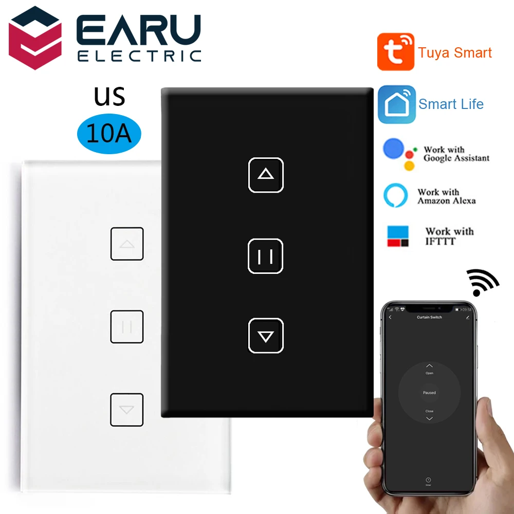 US WiFi Smart Timer Glass Wall Touch Curtain Switch Controller Roller Shutter Electric Motor TUYA Smart Life Google Home Alexa
US WiFi Smart Timer Glass Wall Touch Curtain Switch Controller Roller Shutter Electric Motor TUYA Smart Life Google Home Alexa
