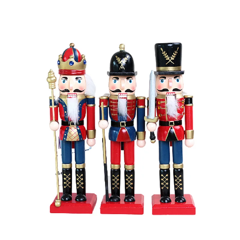 25CM Classic Germany Fairy Tale Anime Nutcracker Soldier Puppet Creative Wooden Doll Girlfriend Gift Craft Kit Miniature Dolls
25CM Classic Germany Fairy Tale Anime Nutcracker Soldier Puppet Creative Wooden Doll Girlfriend Gift Craft Kit Miniature Dolls