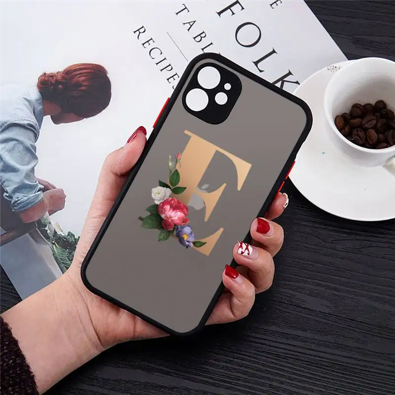 Flower 26 English Name Letters Custom Initial Phone Cases matte transparent For iphone 7 8 11 12 plus mini x xs xr pro max cover
Flower 26 English Name Letters Custom Initial Phone Cases matte transparent For iphone 7 8 11 12 plus mini x xs xr pro max cover