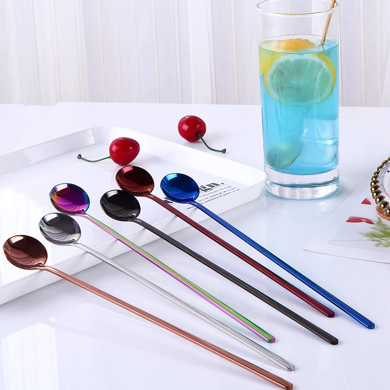 24cm Long Handle Spoon Stainless Steel Coffee Spoon Dessert Ice Cream Spoon Teaspoons Tea Spoons Kitchen Flatware Supplies
24cm Long Handle Spoon Stainless Steel Coffee Spoon Dessert Ice Cream Spoon Teaspoons Tea Spoons Kitchen Flatware Supplies