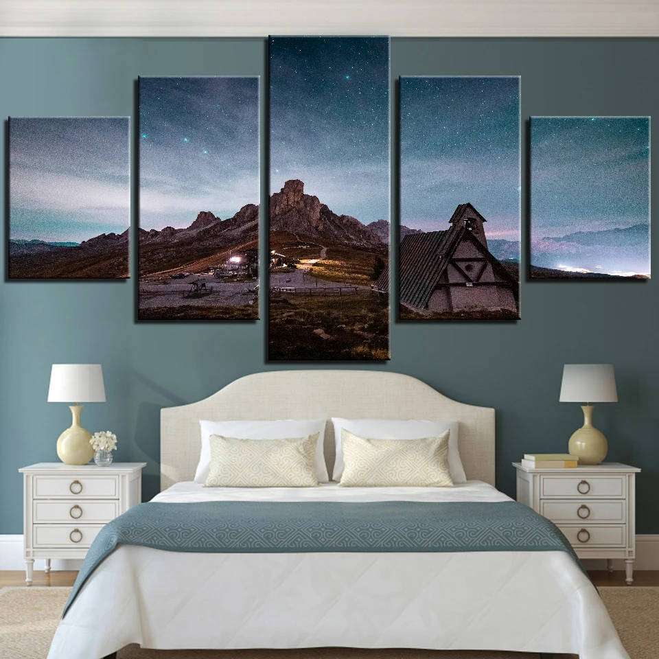 Nordic Landscape Posters 5 Pieces City Mountain Night View Canvas Painting Wall Art Pictures Improvement Furniture Decor
Nordic Landscape Posters 5 Pieces City Mountain Night View Canvas Painting Wall Art Pictures Improvement Furniture Decor