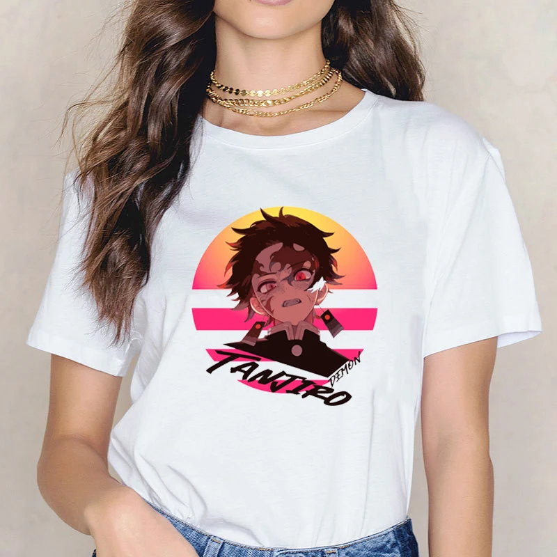 Anime Demon Slayer Womens T Shirt Cool Tanjirou Kamado Streetwear Kawaii Nezuko Tops Inosuke Printed Hot Sale Summer Manga Tee
Anime Demon Slayer Womens T Shirt Cool Tanjirou Kamado Streetwear Kawaii Nezuko Tops Inosuke Printed Hot Sale Summer Manga Tee