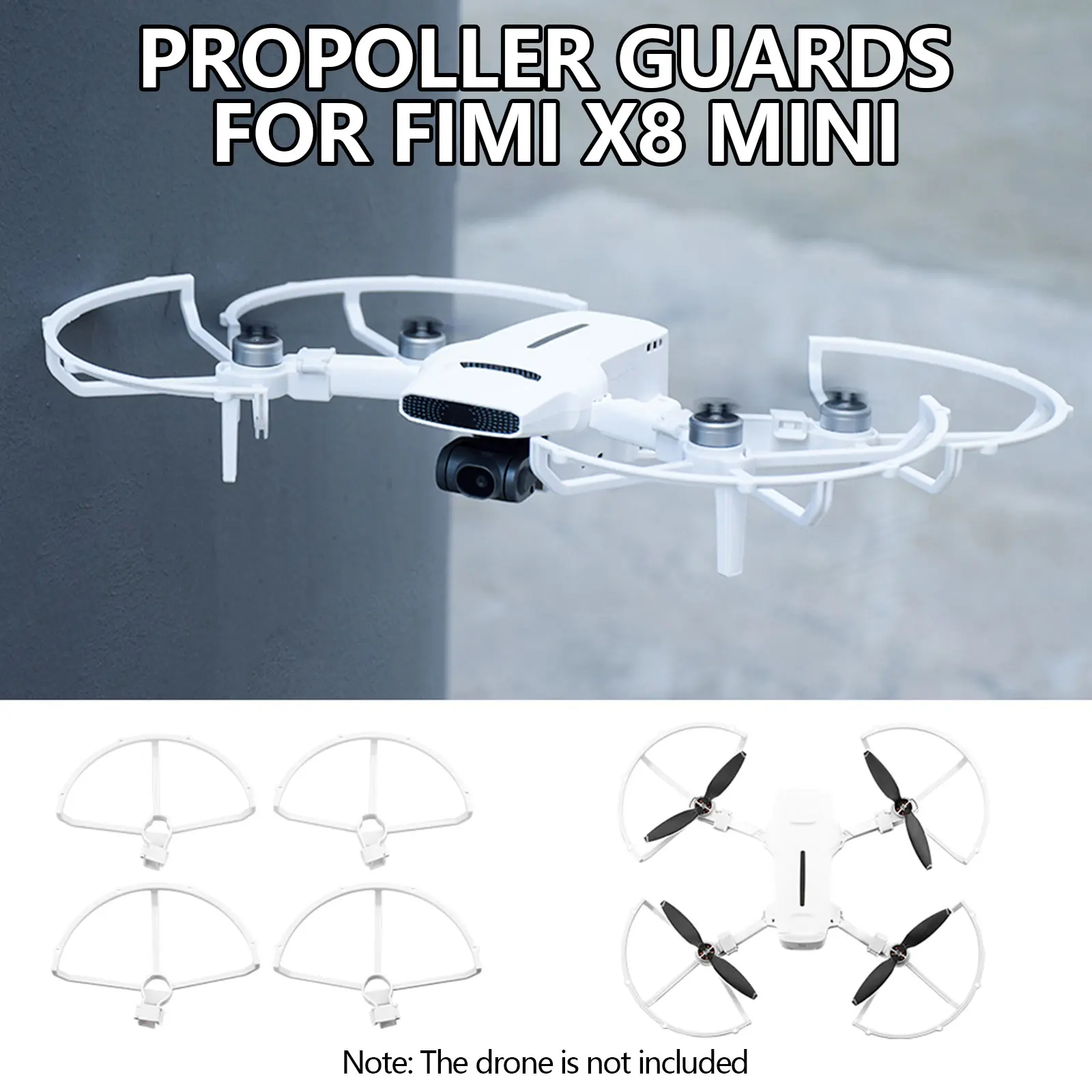 

SUNNYLIFE защита пропеллера лопасти для дрона защитное кольцо Быстроразъемное подходит для FIMI X8 аксессуары для мини-дрона