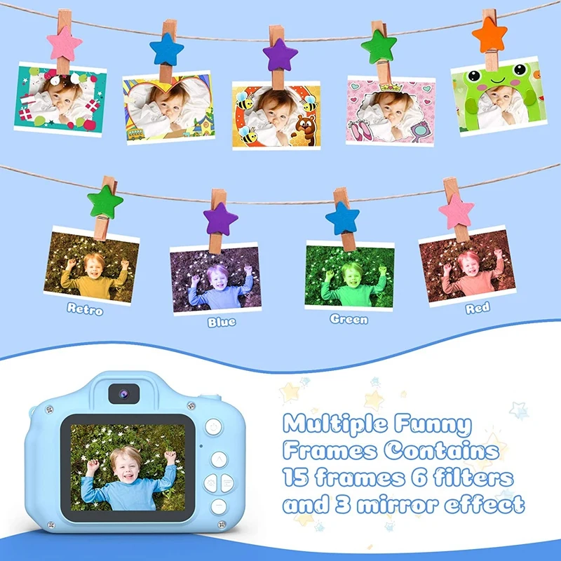 Selfie Kids Camera,Toddler Best Birthday Gifts Dual Camera for Kids Age 3-10,with 32GB SD Card, Christmas Toy
Selfie Kids Camera,Toddler Best Birthday Gifts Dual Camera for Kids Age 3-10,with 32GB SD Card, Christmas Toy