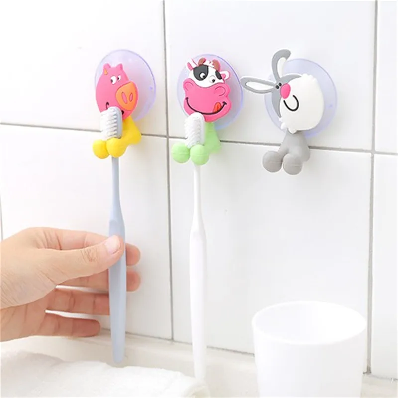 Cute Animal Silicone Toothbrush Holder PVC Suction Cup Home Set Wall Bathroom Hanger Suction Durable Home Bathroom Accessories
Cute Animal Silicone Toothbrush Holder PVC Suction Cup Home Set Wall Bathroom Hanger Suction Durable Home Bathroom Accessories
