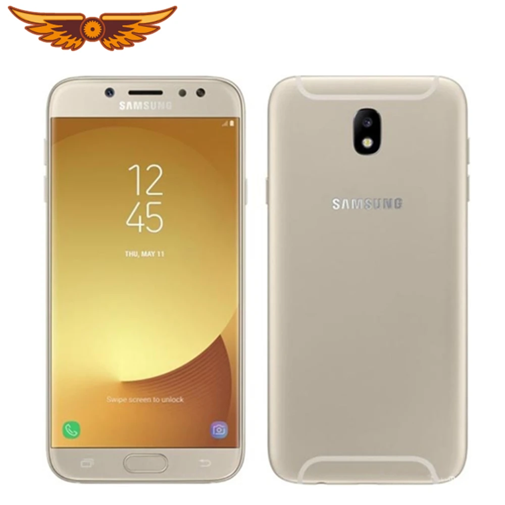 Фото Оригинальный разблокированный сотовый телефон Samsung Galaxy J7 Pro J730F экран 5 дюйма