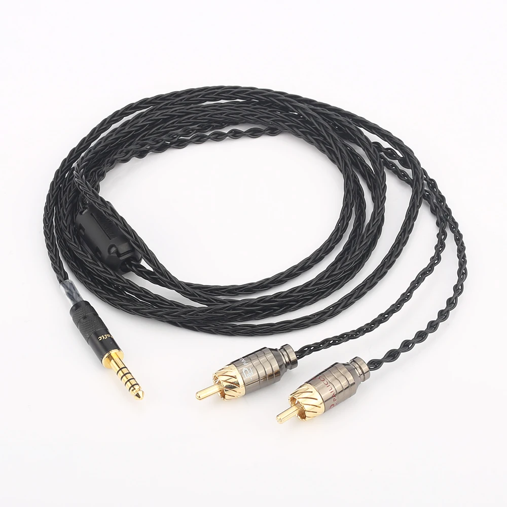 2.5/3.5/4.4mm Balanced Male to 2 RCA Male HiFi Splitter Audio Cable 24AWG OCC Silver plated Cable for headphone Player
2.5/3.5/4.4mm Balanced Male to 2 RCA Male HiFi Splitter Audio Cable 24AWG OCC Silver plated Cable for headphone Player
