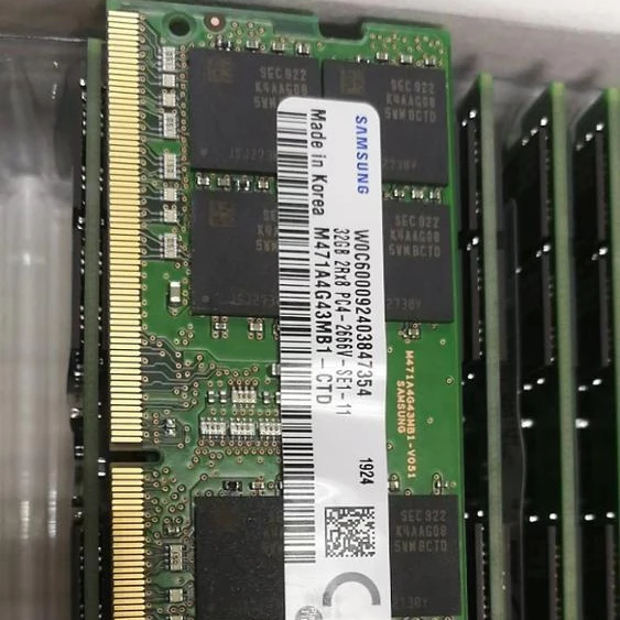 32gb ddr4 2666mhz single modules of laptop memory
32gb ddr4 2666mhz single modules of laptop memory