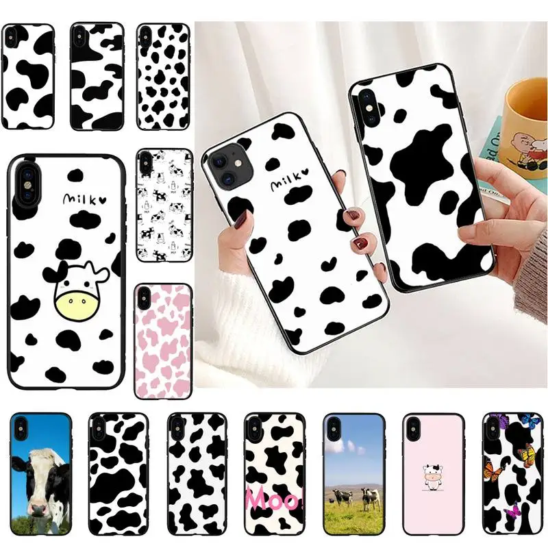 White Black Cow spots Symbol Pattern Phone Case For iPhone 11 8 7 6 6S Plus 7 plus 8 plus X XS MAX 5 5S XR 12 11 Pro max se 2020
White Black Cow spots Symbol Pattern Phone Case For iPhone 11 8 7 6 6S Plus 7 plus 8 plus X XS MAX 5 5S XR 12 11 Pro max se 2020