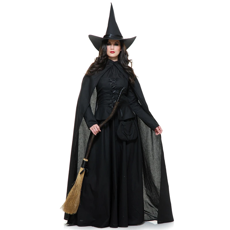 Halloween Theme Cosplay Clothing Witch Terror Dress Cloak Skirt Suit Adult Ms COS Apparel Prom Carnival Party
Halloween Theme Cosplay Clothing Witch Terror Dress Cloak Skirt Suit Adult Ms COS Apparel Prom Carnival Party