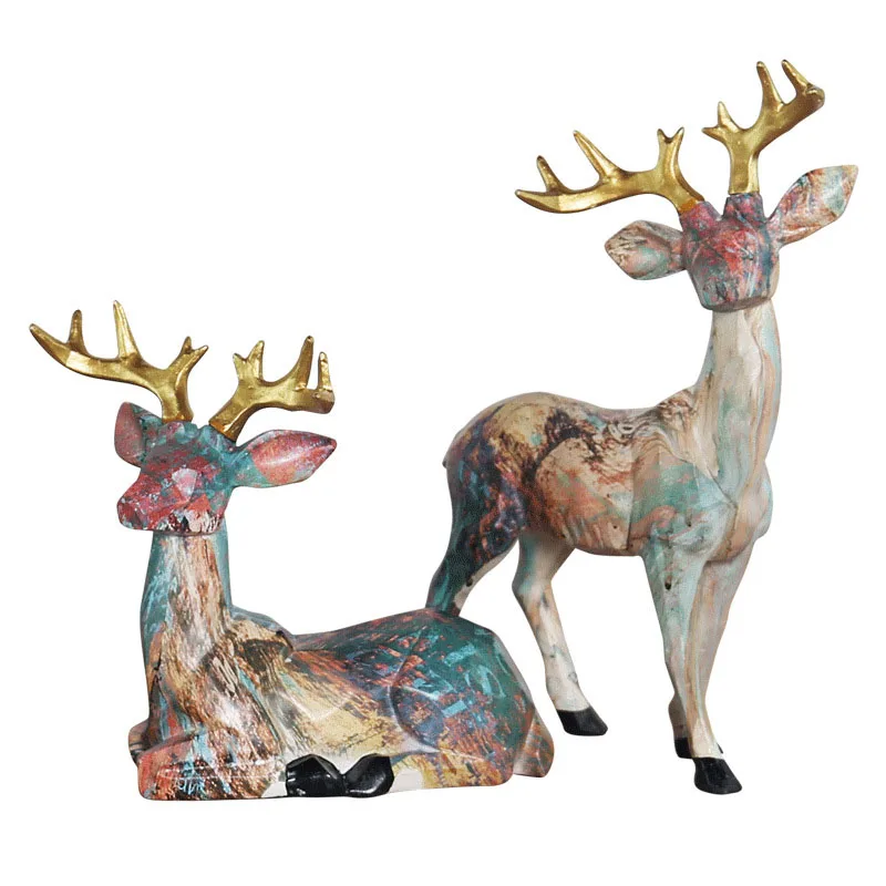 Nordic Oil Painting Animals Sculpture Elk Horse Figurine Resin Modern Art Crafts Home Decoration Desktop Ornament Birthday Gift
Nordic Oil Painting Animals Sculpture Elk Horse Figurine Resin Modern Art Crafts Home Decoration Desktop Ornament Birthday Gift