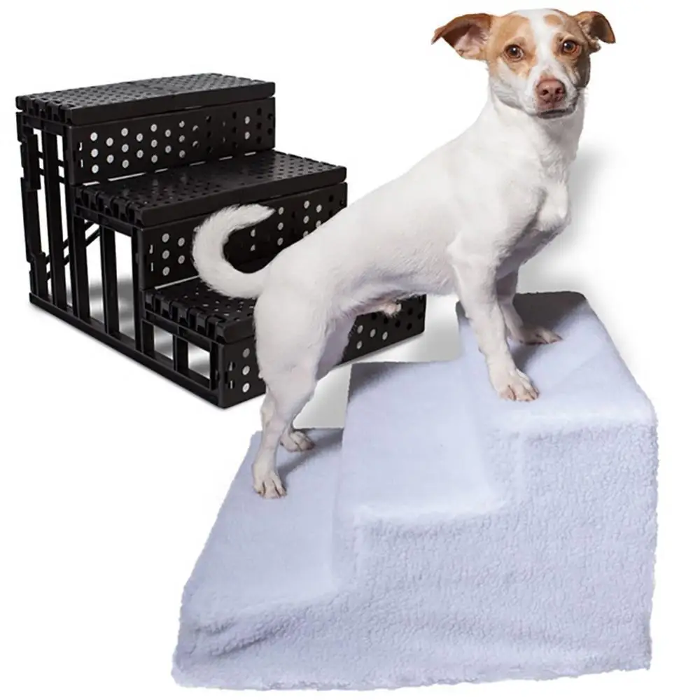 80% Hot Sales!!! 3-Step Dog Pet Stairs Indoor Ramp Portable Animal Cat Puppy Ladder Cover Cushion
80% Hot Sales!!! 3-Step Dog Pet Stairs Indoor Ramp Portable Animal Cat Puppy Ladder Cover Cushion