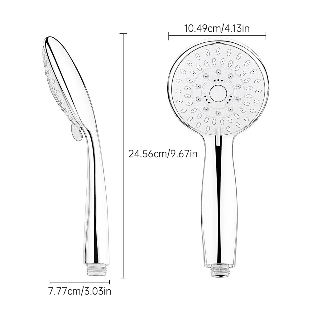 Shower Head Set 5Modes Handheld Bathroom Equipment Shower Head Adjustable High Pressure Rain Shower Set Water Saving Shower Head
Shower Head Set 5Modes Handheld Bathroom Equipment Shower Head Adjustable High Pressure Rain Shower Set Water Saving Shower Head
