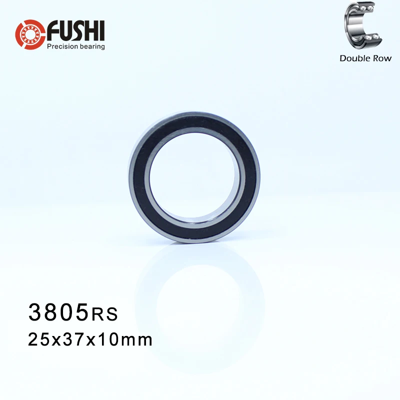 63805 Hybrid Ceramic Bearing 25*37*10 mm 1 PC Double Row Sealed Angular Contact Si3N4 Ball Bearings 3805 RS 3805-2RS
63805 Hybrid Ceramic Bearing 25*37*10 mm 1 PC Double Row Sealed Angular Contact Si3N4 Ball Bearings 3805 RS 3805-2RS