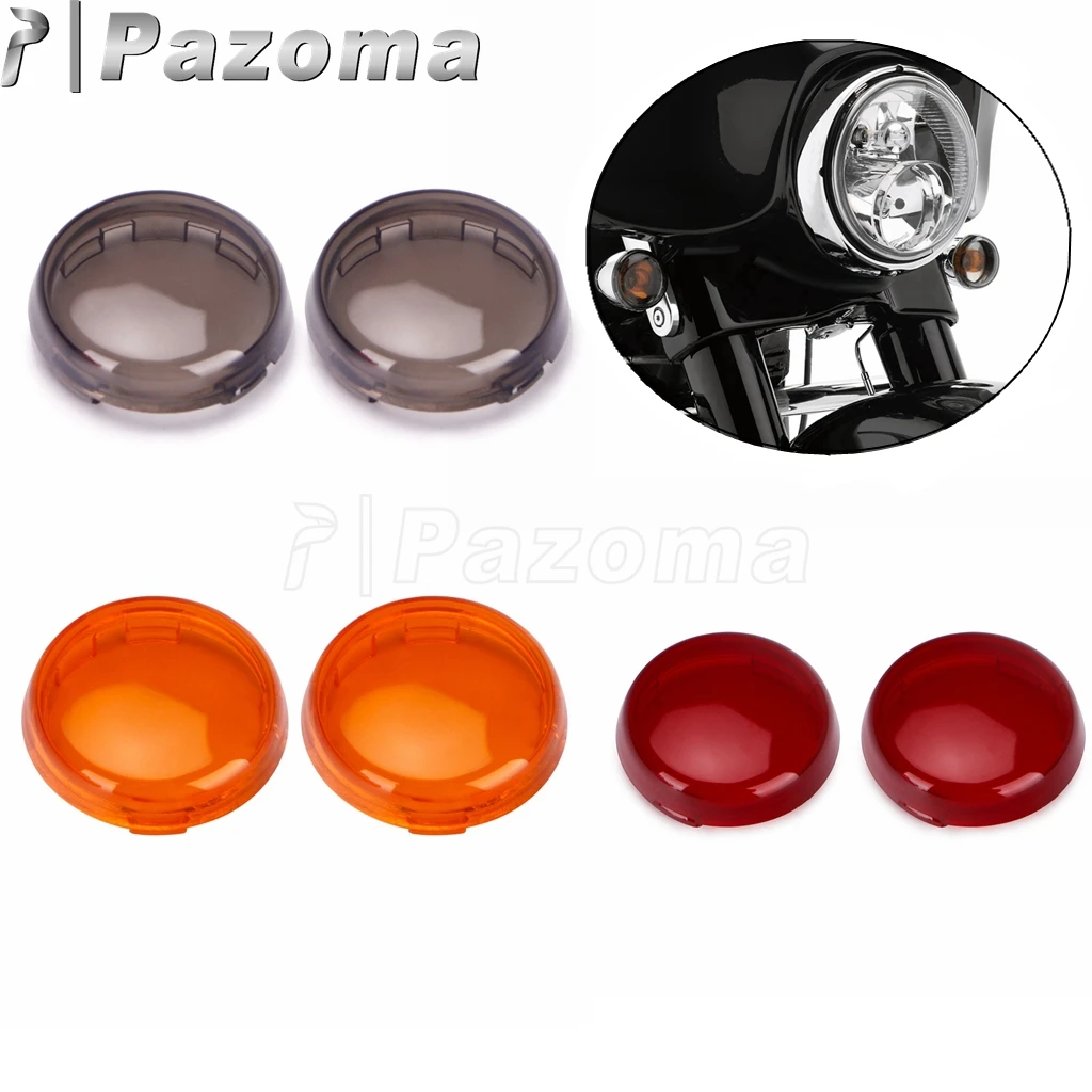 2pcs/4pcs Motorcycle Bullet Turn Signal Light Lens Cover For Harley Touring Softails Road King Electra Ultra Glide FLST 1986-18
2pcs/4pcs Motorcycle Bullet Turn Signal Light Lens Cover For Harley Touring Softails Road King Electra Ultra Glide FLST 1986-18
