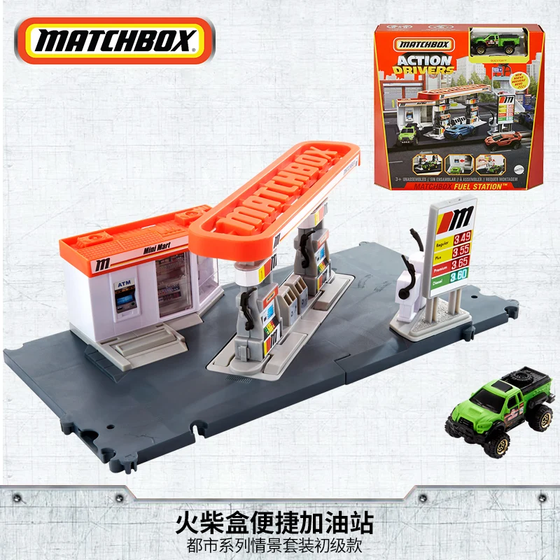 Original Matchbox Car Track Toys for Boys Gas Station Car Track Toys for Children Petrol Station Educational Toys for Kids Gift
Original Matchbox Car Track Toys for Boys Gas Station Car Track Toys for Children Petrol Station Educational Toys for Kids Gift