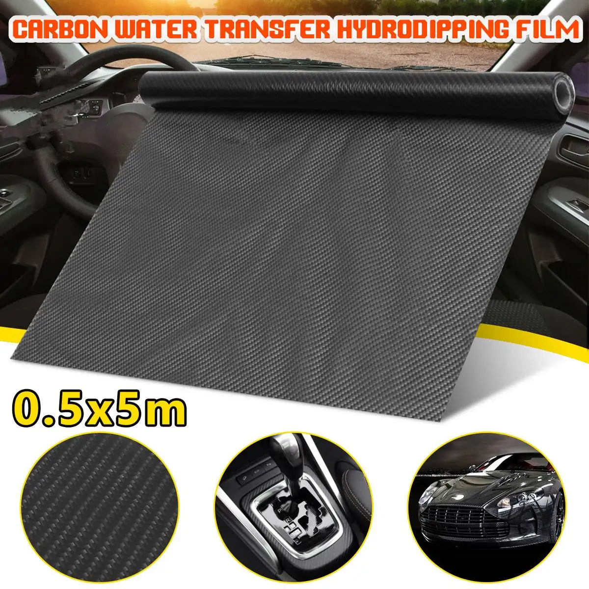 Glossy Black Carbon Fiber Water Transfer Printing Film 500x50cm PVA Hydrodipping Film Hydro Dipping Film Hydrographic Films
Glossy Black Carbon Fiber Water Transfer Printing Film 500x50cm PVA Hydrodipping Film Hydro Dipping Film Hydrographic Films