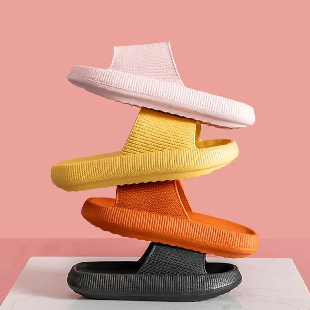 New Women Thick Platform Slippers Summer Beach Eva Soft Sole Slide Sandals Leisure Men Ladies Indoor Bathroom Anti-slip Shoes
New Women Thick Platform Slippers Summer Beach Eva Soft Sole Slide Sandals Leisure Men Ladies Indoor Bathroom Anti-slip Shoes