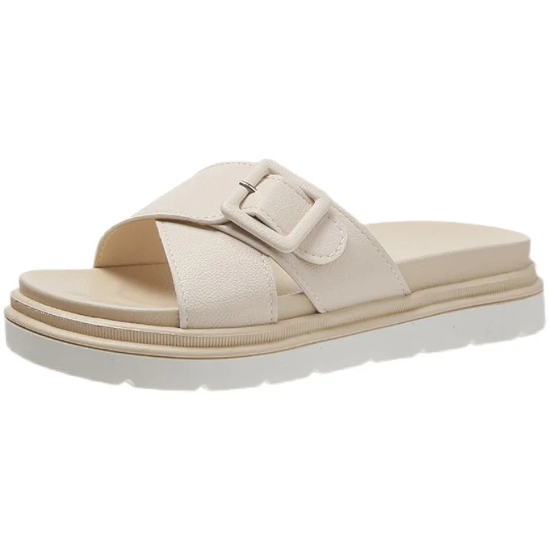 Shoes Slippers Flat Slipers Women Shale Female Beach Low Big Size Slides 2021 Sabot Soft Rubber Summer Buckle Strap Scandals PU
Shoes Slippers Flat Slipers Women Shale Female Beach Low Big Size Slides 2021 Sabot Soft Rubber Summer Buckle Strap Scandals PU
