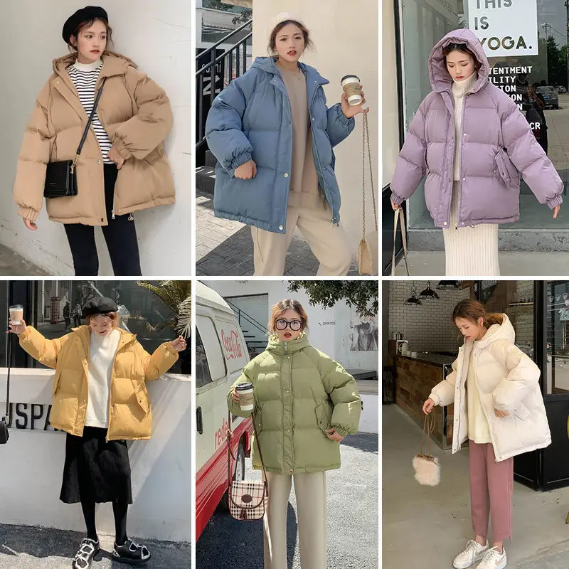 New 2020 Women Short Jacket Winter Thick Hooded Cotton Padded Coats Female Korean Loose Puffer Parkas Ladies Oversize Outwear
New 2020 Women Short Jacket Winter Thick Hooded Cotton Padded Coats Female Korean Loose Puffer Parkas Ladies Oversize Outwear
