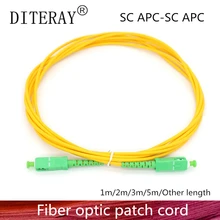 SC/APC Fiber Optic Patch Cord Cable SC-SC 1/3/5/10/20/30M Jumper Single Mode Simplex 2.0mm Optical Fibra Optica FTTH