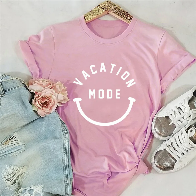 S-5XL 100%Cotton Tops Plus Size Women Tshirt Fashion Letter Print Shirt O-Neck Short Sleeve Tees Oversized Women Summer Clothing