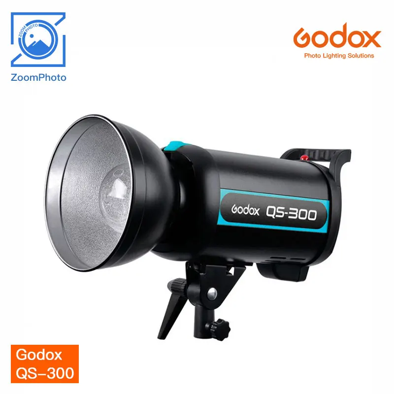 

Godox QS-300 QS300 110V 220V Studio Flash Photo Strobe Light 300Ws Monolight Flash Strobe High Duration